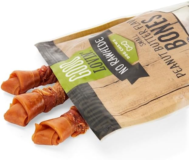 Good Lovin' No Rawhide Small Peanut Butter Flavored Dog Bones 14 oz. Count of 10