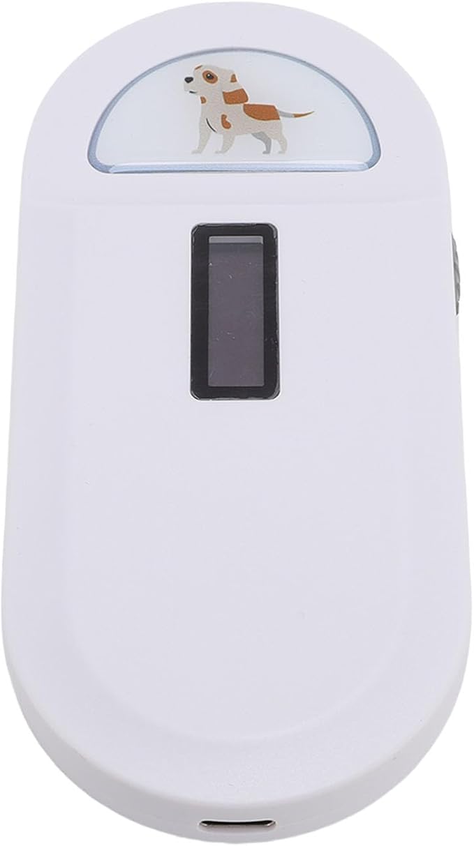 Alomejor Alomejor LongLasting Charging Pet Chip Scanner, Reader Rechargeable Portable Animal Tag Scanner with Clear Display Support for FDX B EMID ISO11784/85, Bright Display, Wide Application,