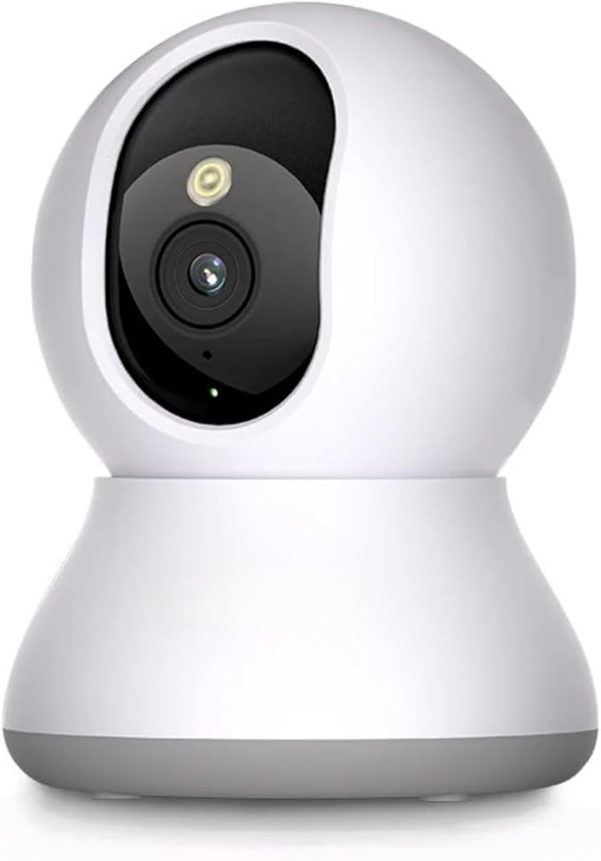 2.4G WiFi Indoor Camera 2K 3MP 360° PTZ Pet Dog IP CCTV Camera with Phone App 2-Way Talk Night Vision for Home Securi(EU Plug)