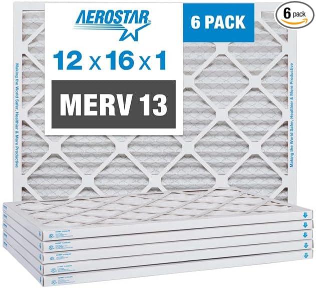 Aerostar 12x16x1 Air Filter MERV 13