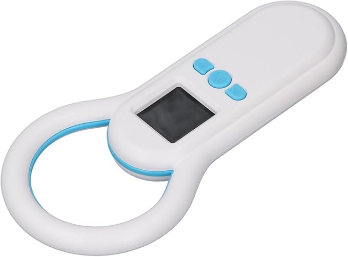 Animal Microchip Scanner Wireless BT Reader with 1.44 Inch Screen 500 Data Storage USB for Pets Supports ISO FDX B EMID Chip Detection Multiple Connection Methods