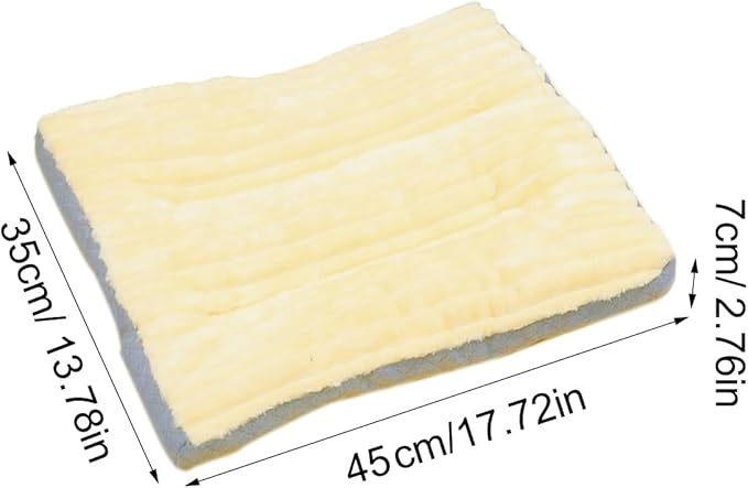 Dog Bed,pet Beds & Furniture,Machine-Washable Cushion for Dogs and Cats,Suitable for Dogs, Floor Furniture Use Yellow M