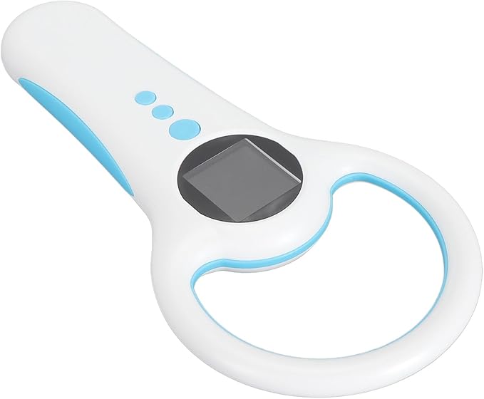 SUNGOOYUE Animal Microchip Reader, Portable Pet Microchip Scanner with Bluetooth 2.4G USB 3 Modes, 1.44 Inch TFT LCD Screen, 500 Labels Storage, for FDX B EMID ISO11784 11785