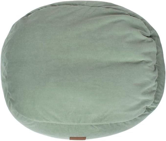 CAROLINA PET COMPANY Microfiber & Tipped Berber Comfy Cup Dog Bed - Tan, M