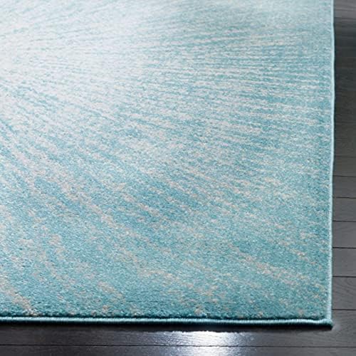SAFAVIEH Evoke Area Rug 3'x5', Modern Aqua & Ivory EVK228J