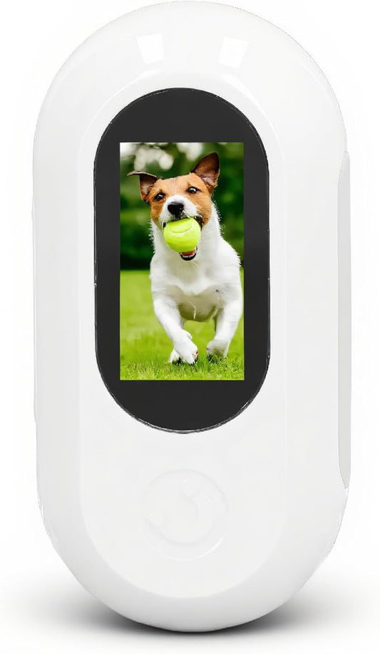 Collar Camera, HD 1080P, 120 Wide Angle Lens, Mini Action Camera for Indoor/Outdoor Use, OTG Support (White)