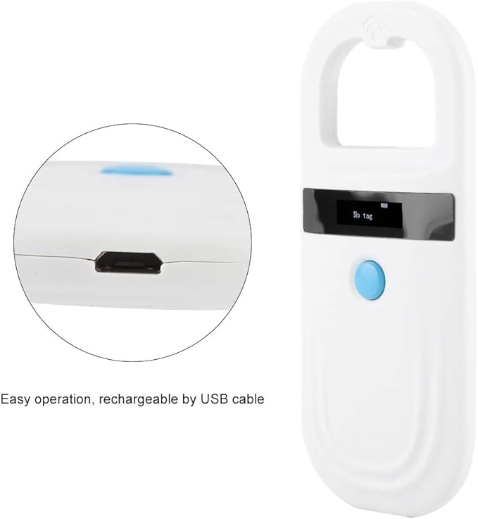 Microchip Scanner Reader Pet Universal Rechargeable Animal Chip Id Scanner Microchip and Accessories Scanner Pet Tag Scanner