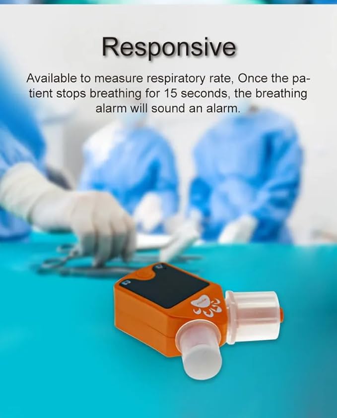 Pet Veterinary Respiratory Rate Alarm and Respiratory Rate Monitor Supports The Monitoring of The Respiratory Rates of Various Animals Such as Cats, Dogs, mice, Rabbits