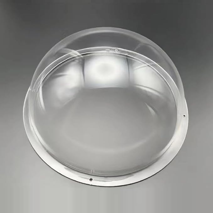 LOTOWELZON 5.5inch Acrylic Replacement Transparent Clear Camera Dome Cover Security Camera Housing Pet Dog Fence Window Skylight Window (ID140mm*H70mm/5.5 * 2.75in)