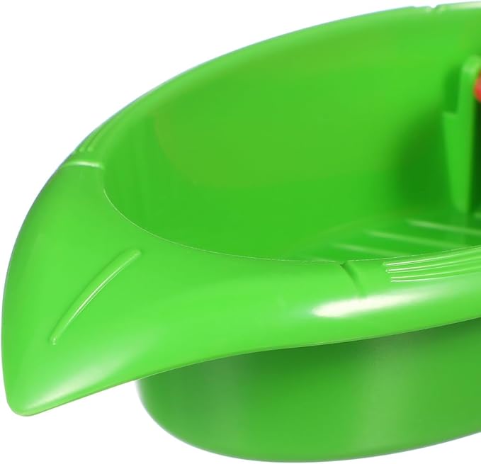 TEHAUX Parrot Bathing Toy Large Capacity Bird Bath Tub for Cage Small Birds Parakeets Cockatiels Budgerigar Indoor Pet Bath Accessory