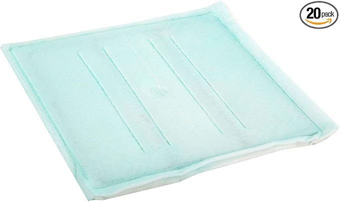 Hiton Paint Spray Booth Tacky Intake Filter Pad 20" x 25", Series 55