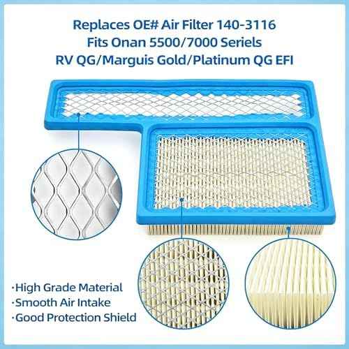5500–7000 Generator Tune Up Kit w/Air Fuel Filter For RV Units