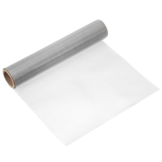 uxcell 250 Mesh 79" x 10" Woven Wire Mesh, 316 Stainless Steel Air Vent Filter