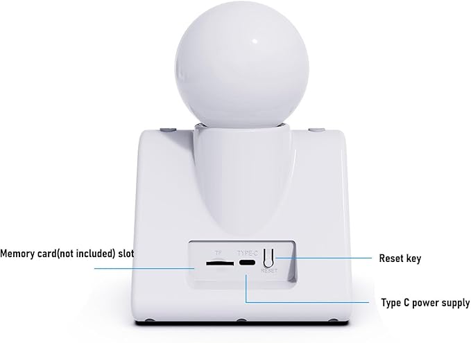 Two Way Video Calling Camera with 4.3 inch HD Screen & AI Voice Function, 2MP 1080P Baby Elder Nanny Dog Pet Camera, One Click Video Calling Devices for Grandparents