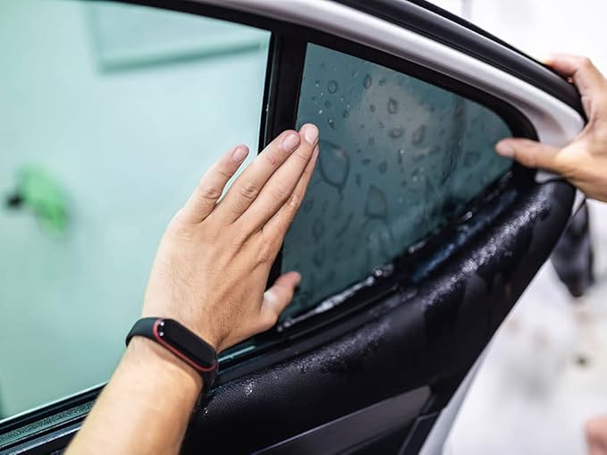 Rvinyl Window Tint Kit Compatible with Dodge Caravan 2001-2007 - Rear Windshield Precut Kit - 20%