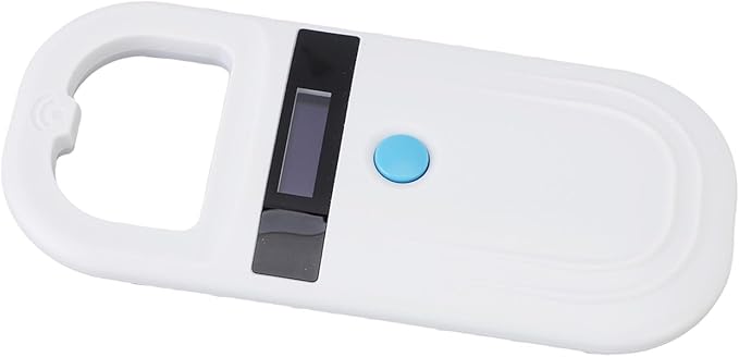 Zunate Microchip Scanner for Pets, Handheld Animal Tag Reader Supports EMID FDX B with Bluetooth Data Transfer and 1000 Record Memory for Cats Dogs and Livestock (Style 1)