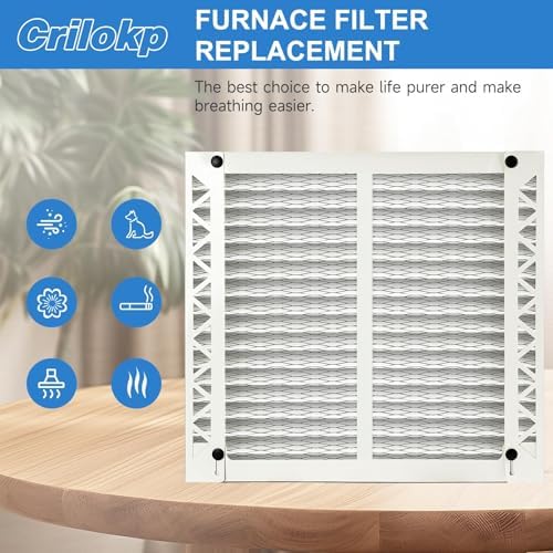 2 Pack 310 Replacement Filter Compatible with AprilAire Whole House Air Purifiers Model 1310 2310 3310 4300,Size:20x20x4(19.5" x 19.5" x 3.77") MERV 11 Pleated HVAC AC Furnace Filter