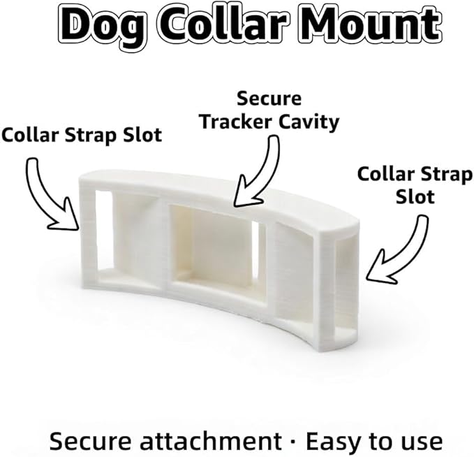 Secure Mount Holder Compatible with Fi Dog Collar Tracker - Reliable Accessory for Pet Location Monitoring - Durable Lightweight Outdoor Fit & Easy Installation