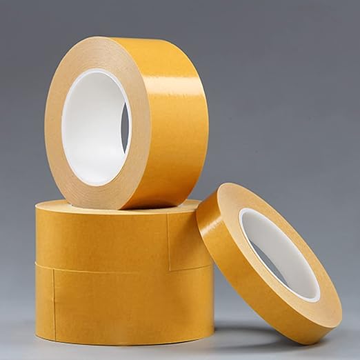 LLPT Double Sided Woodworking Tape 1" x 90Ft Each 2 Pack Double Face Turner Woodworker Adhesive Tape Removable Residue Free for Wood Template (WT1090Y2)