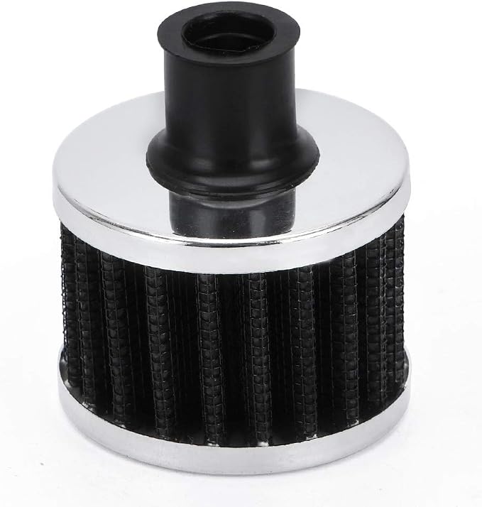 PTNHZ Universal 2 PCS 12mm Auto Cone Mini oil Air Intake Filter Crankcase Vent
