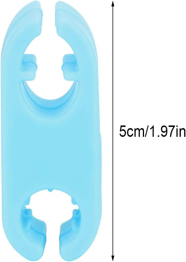 Pet Selfie Clip Silicone Non Toxic Durable Jaw Design Helps Record Beautiful Moments with Pets Universal for Cats Dogs Blue Pink 2pcs 5cm