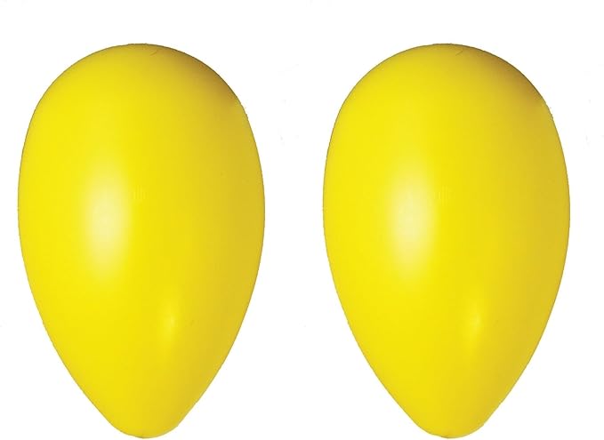 Jolly Pets Jolly Egg Dog Toy, 12 Inches/Large, Yellow (Pack of 2)