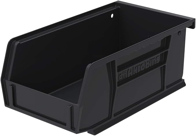 Akro-Mils 30220 AkroBins Plastic Storage Bins, Space-Saving Stackable Bins