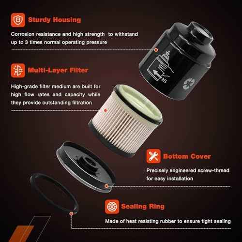 6.7L Cummins Fuel Filter Water Separator Set for Ram Models
