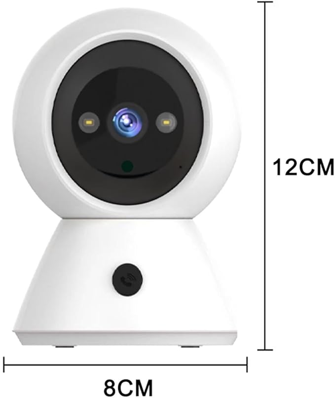 AstraLoom WiFi Security Camera 2MP 1080P HD Night Vision Indoor Wireless Home Surveillance Pet Camera with Two Way Audio Motion Detection Alarm Cloud Storage ABS Material