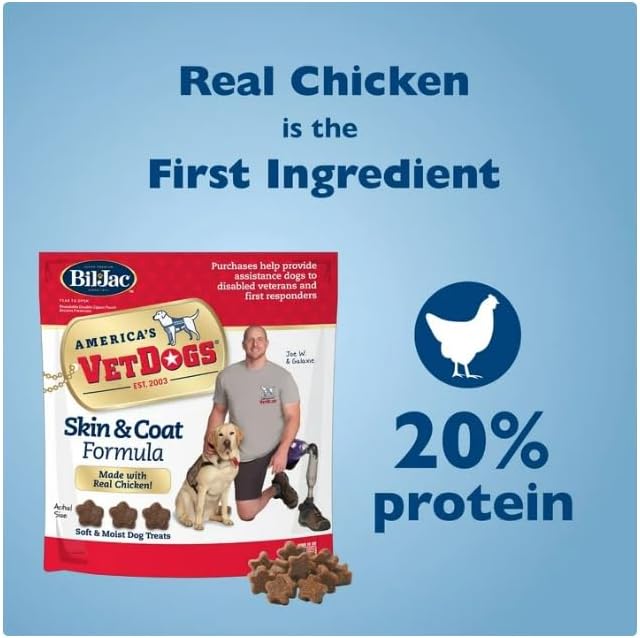 American VetDogs Veteran's K-9 Corps Dog Treats – Tasty & Nutritious, 10 Oz ~ (1 Pack)