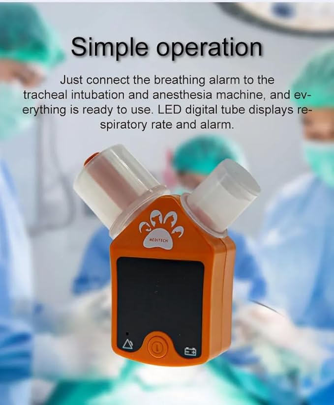 Pet Veterinary Respiratory Rate Alarm and Respiratory Rate Monitor Supports The Monitoring of The Respiratory Rates of Various Animals Such as Cats, Dogs, mice, Rabbits