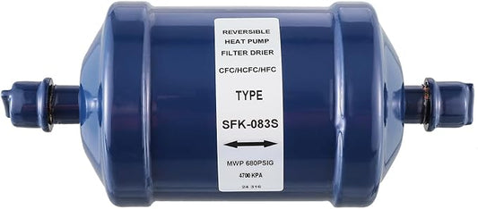 BOJACK Refrigerant Filter Drier Bi-Flow Liquid Line SFK-083S 3/8" Sweat Filter