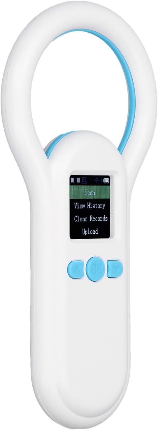 S20 Pet Microchip Scanner, ABS Material, 500 Records Storage, USB Upload, Fast Recognition for Dogs and Cats