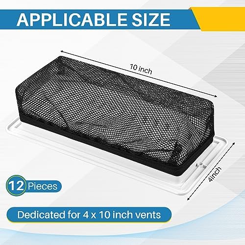 Zonon 12 Pcs Floor Register Trap Cover Vent Screen for Home