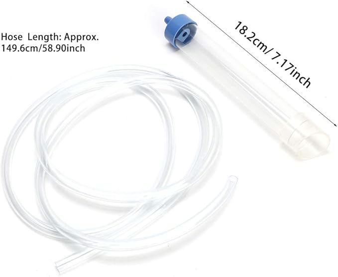 Zerodis Fish Cleaning Tools Tool PVC Small Fishcleaner Change Water Sand Wash Water Purification Professional Pump Cleaning
