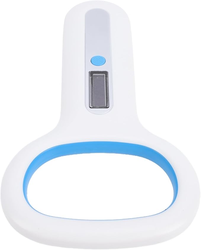 HEEPDD Pet Microchip Scanner, Trackers Reader for Dogs and Cats with OLED Display and Connectivity for Vet Professionals Pet Microchip Scanner, Rechargeable Nan Gardening (White)