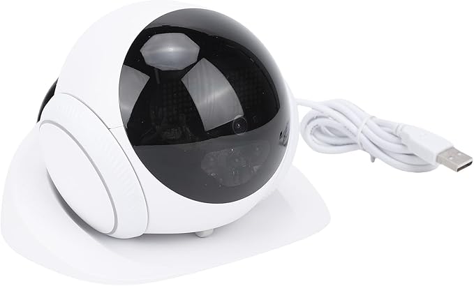 ZJchao Smart Mobile Pet Camera Robot with 1080P HD 2-Way Audio Motion Detection Auto Recharge Night Vision for Dogs Cats Babies Elderly Home Security