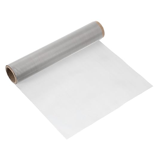 uxcell 300 Mesh 79" x 10" Woven Wire Mesh, 316 Stainless Steel Air Vent Filter