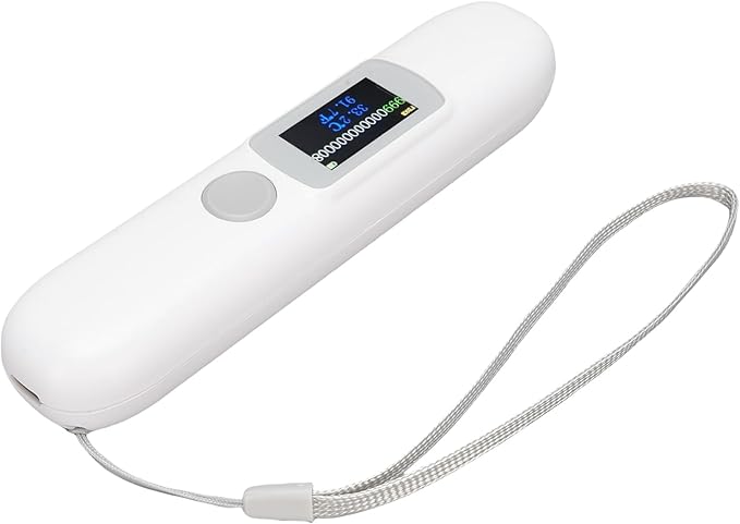 Pet Microchip Scanner, Animal Tag Reader with 1.14 Color Screen & Temperature Monitoring, FDX B Compatible for Pets