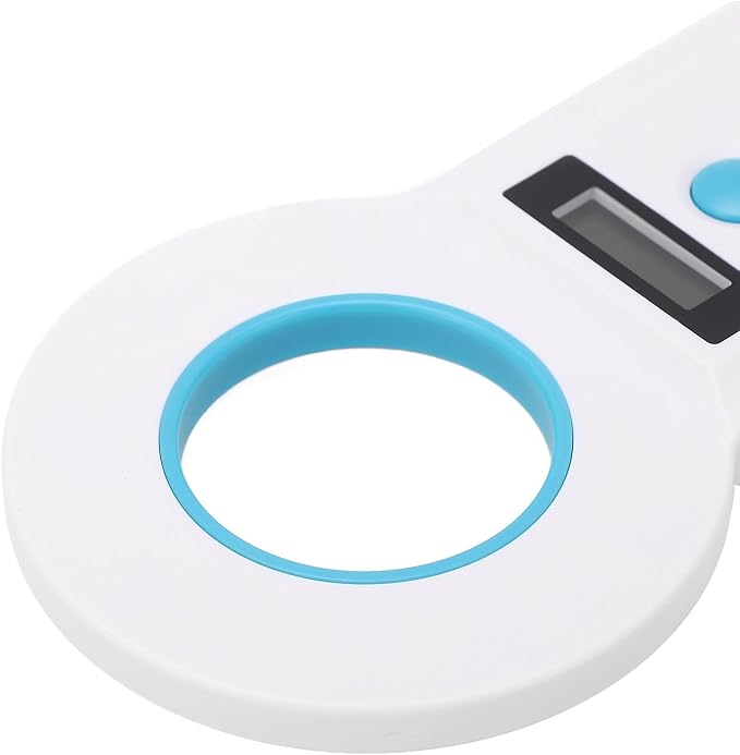 FTVOGUE Pet ID Microchip Scanner 134.2KHz ABS Handheld Quick Response with Bright Screen for Animal Tracking