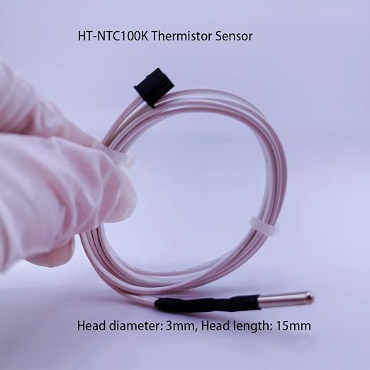 3Pcs 3D Printer HT-NTC100K Thermistor, Ender 3 Thermistor Upgrade NTC 100K 3950