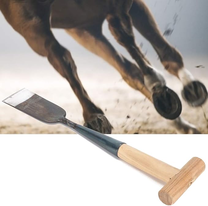 Steel Hoof Tool Shovel, Horseshoe Shovel Firm Manganese Steel Durable Horseshoe Clipping Trimming Livestock for Horseshoe， Farriers, Veterinarians, and Horsemen