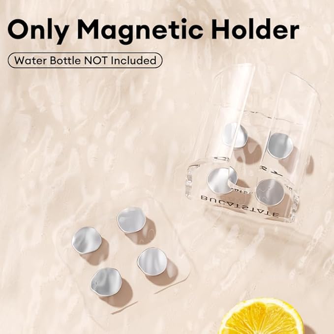 BUCATSTATE Hamster Water Bottles Holder with Magnetic, Drop-Resistant Water Bottle Stand with Adjustable Height, Fits Bottles up to Dia 2 inches, for Hamsters Small Pets (Only Water Bottle Holder)