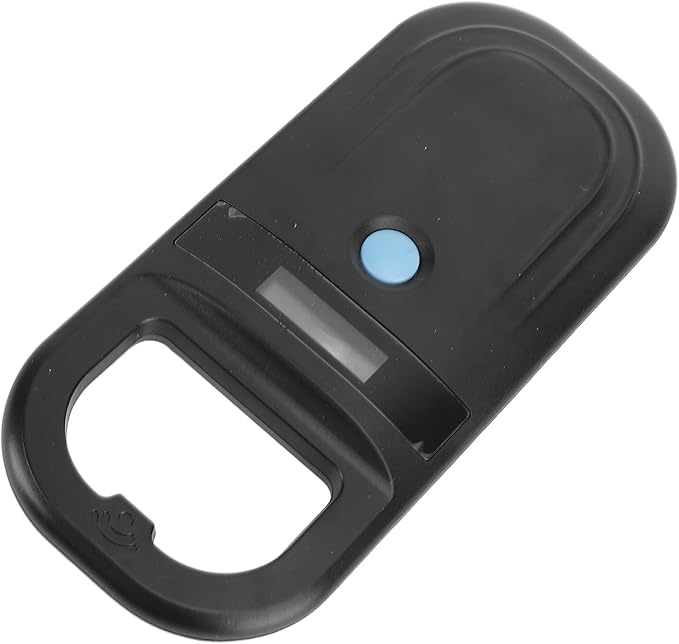 Jeffergarden Animal ID Reader, Portable Rechargeable 134.2KHz Pet Microchip Scanner with USB C and BT Transmission, for Livestock Management Pet Identification Wildlife Monitoring (Black)
