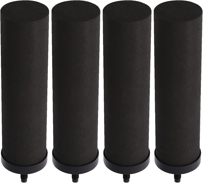 Huining 4PCS Black Filters for Purification Unit Filter Replacement Household