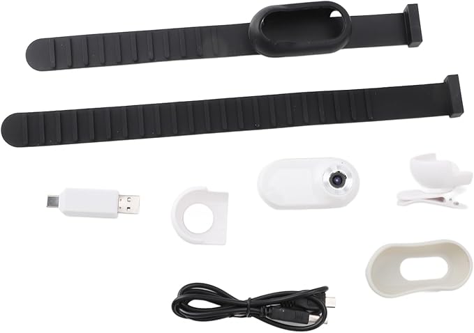 Pet Collar Camera, 1080P Camera for Dogs Cats with LCD Display, 170° Wide Angle, 5 Minutes Video Recording, 3 Hours Battery Life, Mini Action Cameras for Video Records