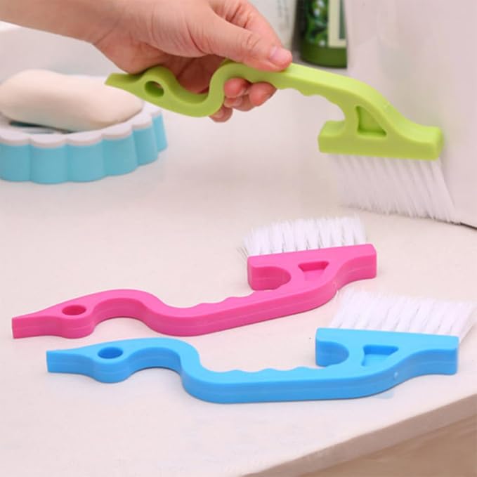 Ciieeo 8pcs Window Groove Cleaning Brush Set