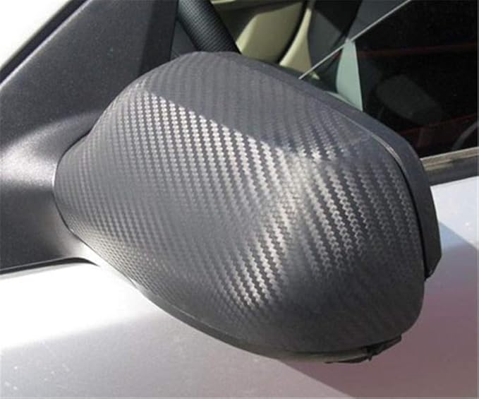 3D Black Carbon Fiber Vinyl Bubble Car Wrap Film Automotive DIY Decals (96" x 60" / 8 FT x 5 FT)