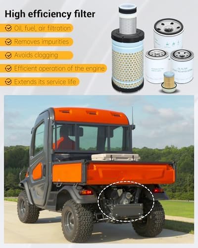 7700-05389 Maintenance Filter Kit Compatible with Kubota RTV