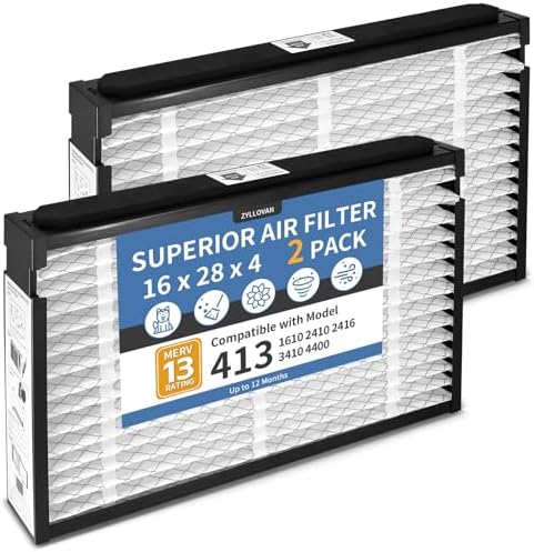 413 Filter Compatible with Aprilaire Whole House Air Purifier 1410